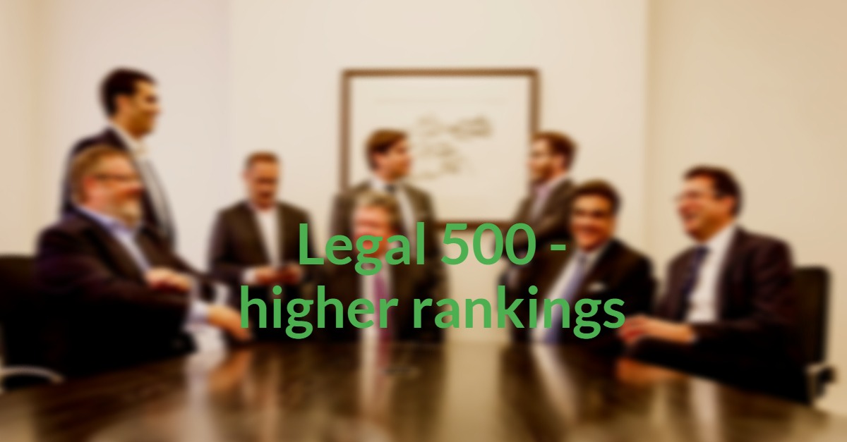 GSC Solicitors LLP’s higher rankings in the Legal 500 2021